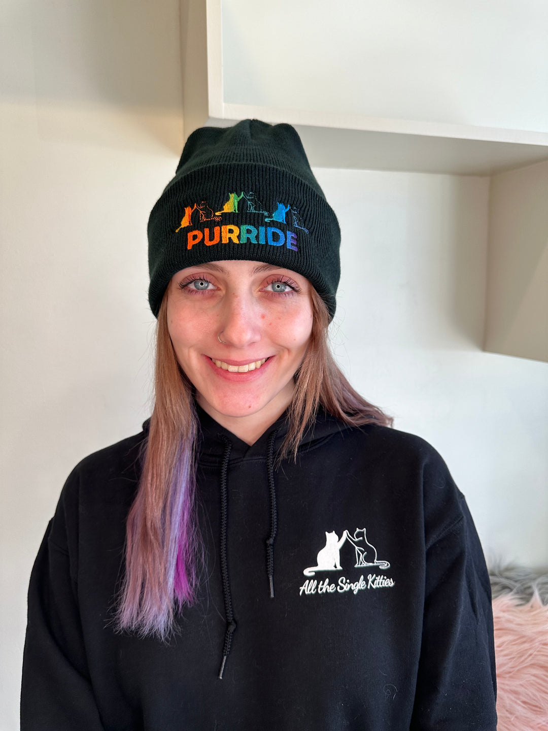 Knit Beanie- Purride